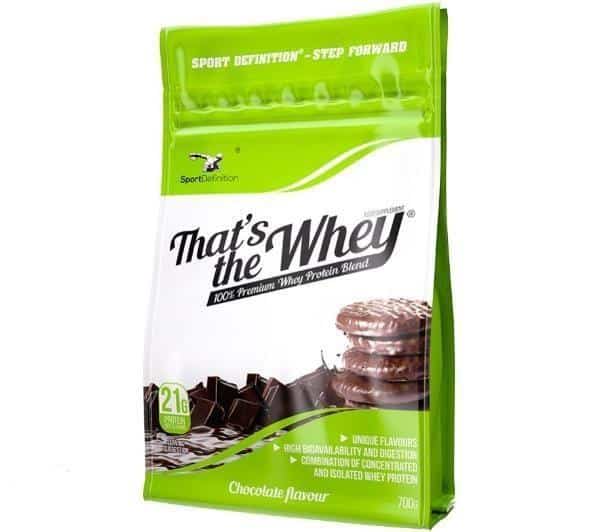 SPORT DEFINITION That's The Whey (Koncentrat oraz izolat białek serwatki) 700g Czekolada