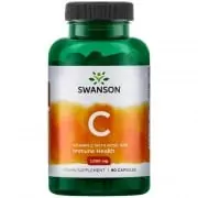 SWANSON Vitamin C (Witamina C 1000mg z Dziką Różą) 90 kapsułek
