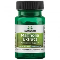 SWANSON Magnolia Extract (Ochrona przed stresem) 30 Kapsułek wegetariańskich