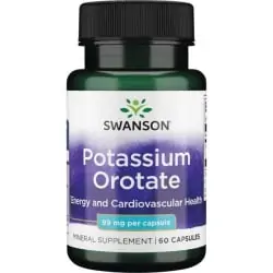 SWANSON Potassium Orotate (Orotan potasu) 60 Kapsułek
