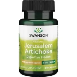 SWANSON Prebiotic Jerusalem Artichoke (Inulina, Wsparcie trawienia) 60 Kapsułek