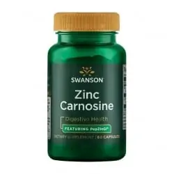 SWANSON Zinc Carnosine (Cynk i Karnozyna) 60 Kapsułek