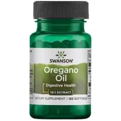 SWANSON Oregano Oil 10:1 Extract (Ekstrakt Olej z Oregano) 120 Kapsułek Softgel