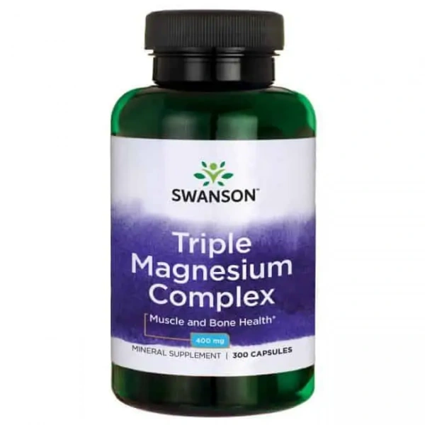 SWANSON Triple Magnesium Complex, 400mg - 300 caps