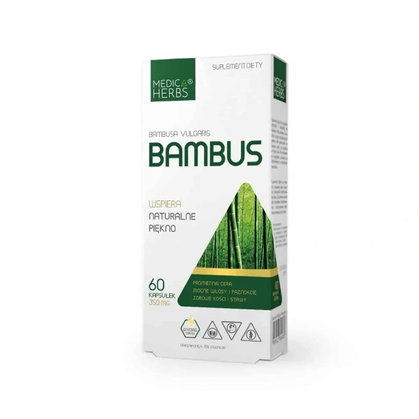 MEDICA HERBS Bambus (Wspiera naturalne piękno) 60 Kapsułek