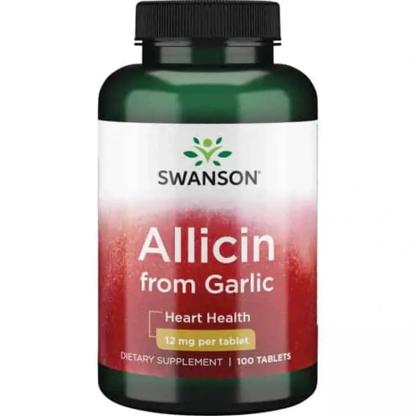 SWANSON 100% Pure Allicin (Serce i układ krwionośny) 100 Tabletek