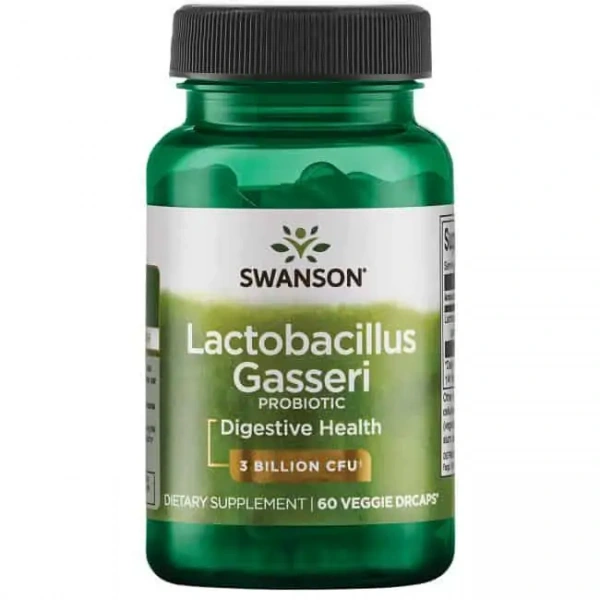 SWANSON Lactobacillus Gasseri 3 Miliardy CFU (Probiotyk) - 60 kapsułek wegetariańskich