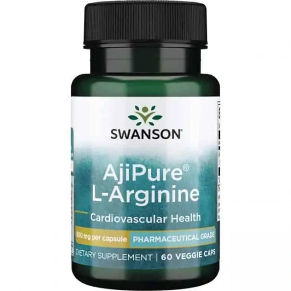 SWANSON AjiPure L-Arginine (L-Arginine) 60 Vegetarian Capsules