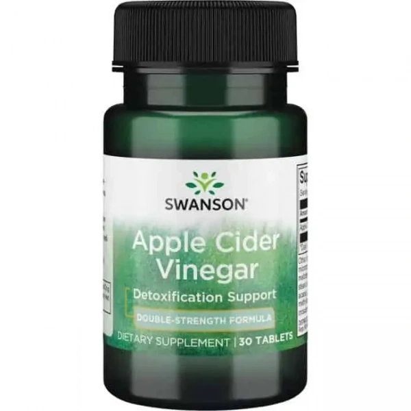 SWANSON Apple Cider Vinegar (Ocet jabłkowy) 30 Tabletek