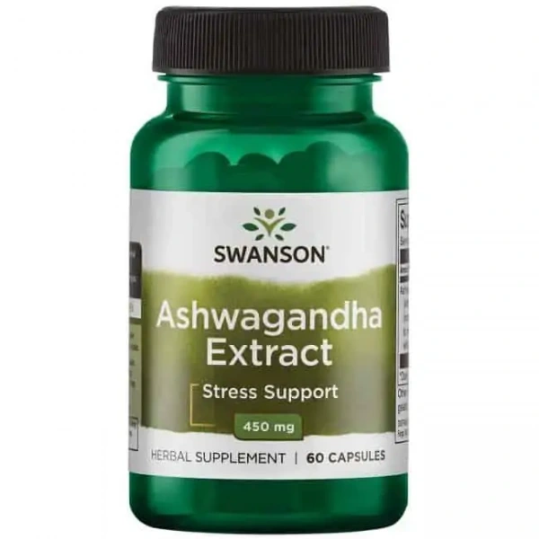 SWANSON Ashwagandha Extract (Odporność na Stres) 60 Kapsułek