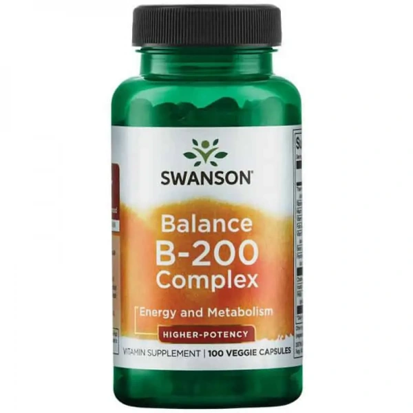 SWANSON Balance B-200 (Nervous System) 100 Vegetarian Capsules