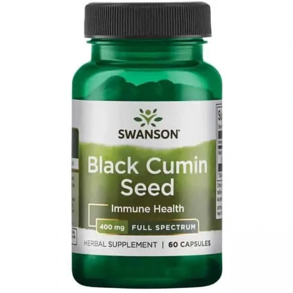 SWANSON Black Cumin Seed (Nasiona czarnuszki) 60 Kapsułek
