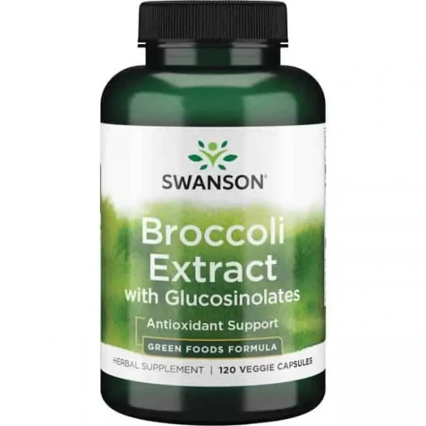 SWANSON Broccoli Extract with Glucosinolates (Przeciwutleniacze) 120 Kapsułek wegetariańskich