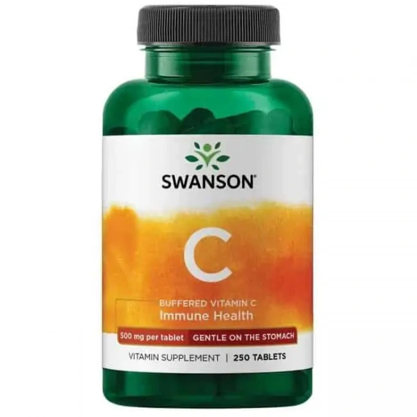 SWANSON Buffered C (Buforowana Witamina C, Odporność) 250 Tabletek