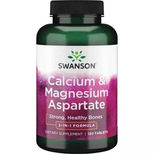 SWANSON Calcium & Magnesium Aspartate 120 Tablets