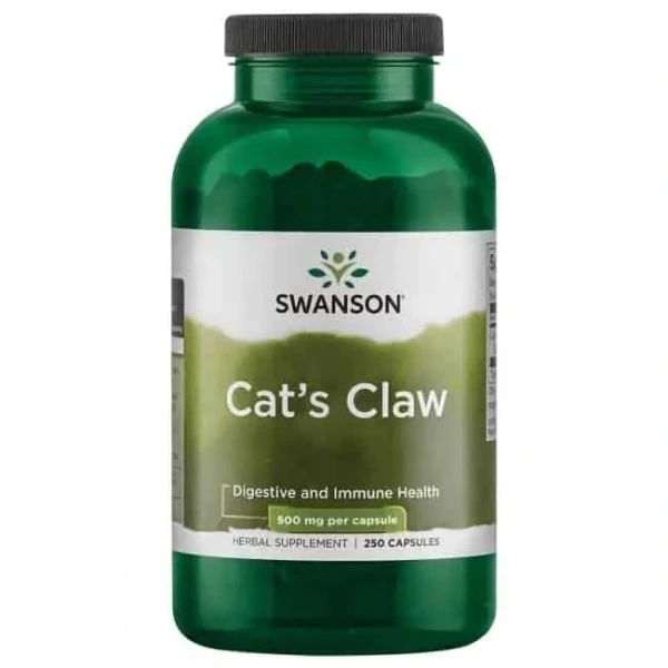 SWANSON Cat's Claw 500mg (Koci pazur) 250 Kapsułek