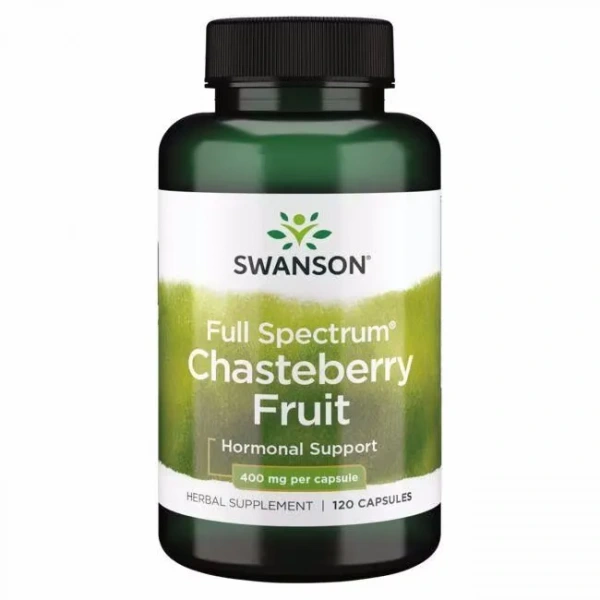 SWANSON Chasteberry Fruit (Problemy miesiączkowe) 120 Kapsułek