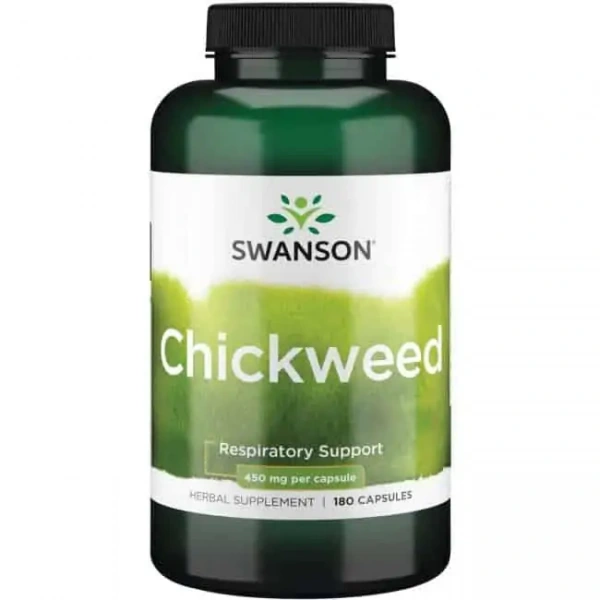SWANSON Chickweed (Respiratory, Cardiovascular) 180 Capsules