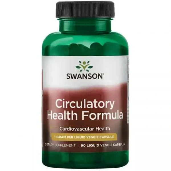 SWANSON Circulatory Health Formula (Układ krążenia) 90 Kapsułek płynnych wegetariańskich