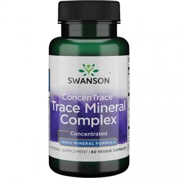 SWANSON ConcenTrace Trace Mineral Complex 60 Vegetarian Capsules