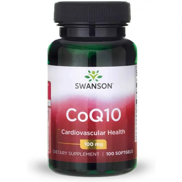 SWANSON CoQ10 100mg (Coenzyme Q10) 100 Gel capsules