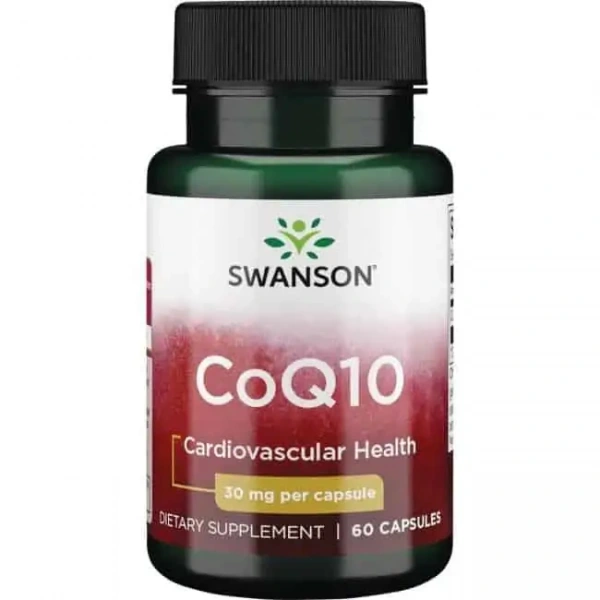 SWANSON CoQ10 30mg (Coenzyme Q10) 60 capsules