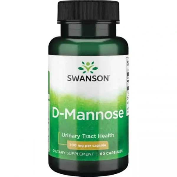 SWANSON D-Mannose 700mg (D-mannoza) 60 Kapsułek