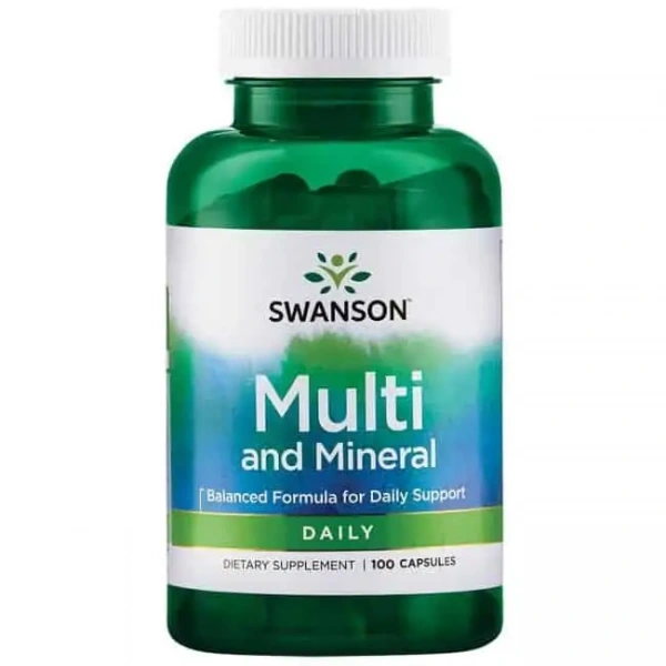 SWANSON Daily Multivitamin & Mineral 100 Capsules