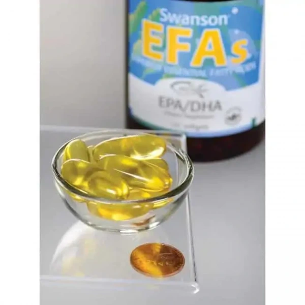 SWANSON EFAs EPA/DHA Fish Oil (Serce i układ krwionośny) 120 Kapsułek żelowych