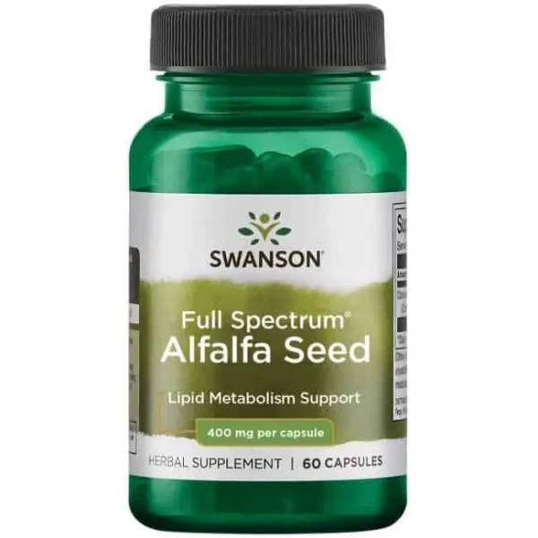 SWANSON Full Spectrum Alfalfa Seed (Lucerna) 60 Kapsułek