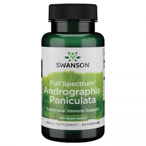 SWANSON Full Spectrum Andrographis Paniculata (Wsparcie odporności) 60 Kapsułek