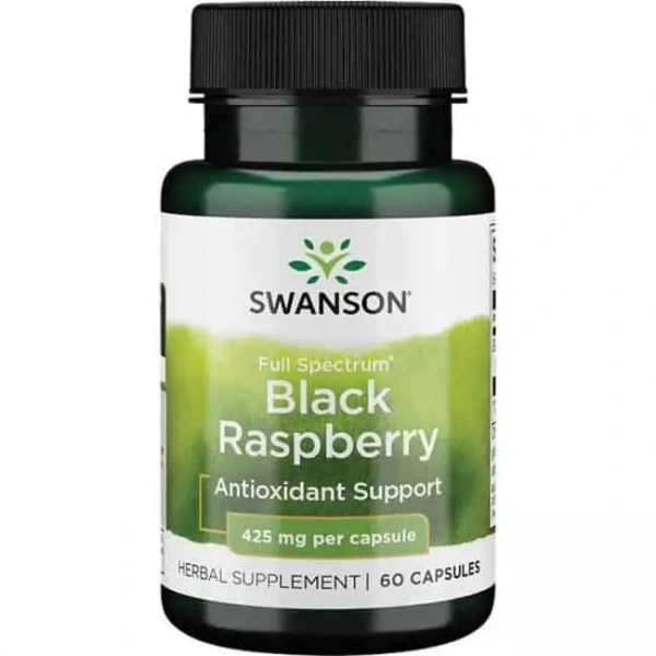 SWANSON Full Spectrum Black Raspberry (Antyoksydant) 60 Kapsułek
