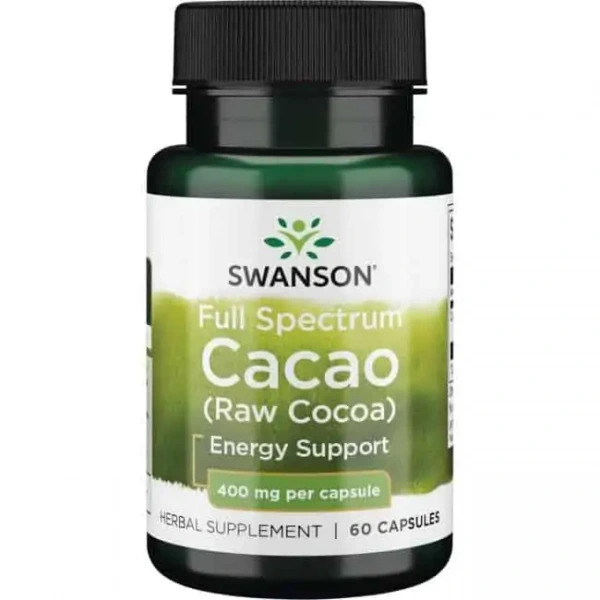 SWANSON Full Spectrum Cacao Raw (Raw Cocoa) 60 Capsules