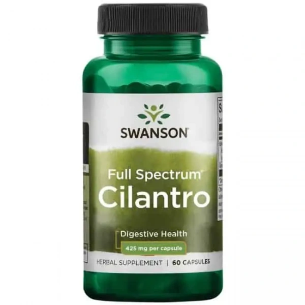 SWANSON Full Spectrum Cilantro (Kolendra, wsparcie żołądkowo-jelitowe) 60 Kapsułek