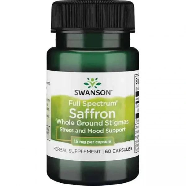 SWANSON Full Spectrum Saffron 60 Kapsułek