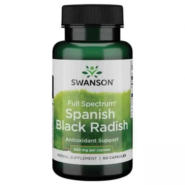 SWANSON Full-Spectrum Spanish Black Radish (Wsparcie wątroby) 60 Kapsułek