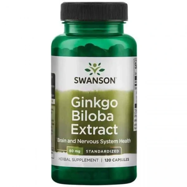SWANSON Ginkgo Biloba Extract 60mg - 120 caps
