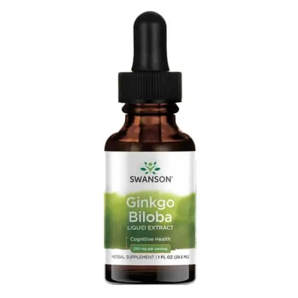 SWANSON Ginkgo Biloba Liquid Extract (Memory, Cognitive Health) 29ml