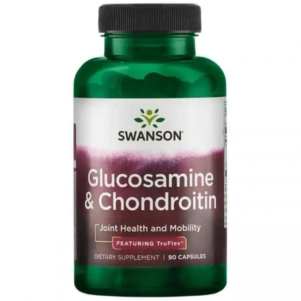SWANSON Glucosamine & Chondroitin (Wsparcie stawów) 90 Kapsułek