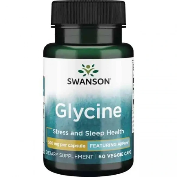 SWANSON Glycine Featuring AjiPure 60 Vegetarian Capsules