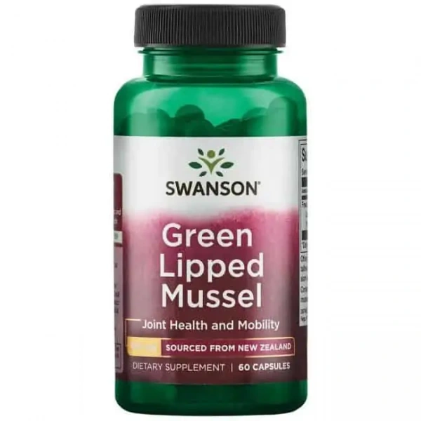 SWANSON Green Lipped Mussel (Praca mózgu, Układ sercowo-krwionośny) 60 Kapsułek