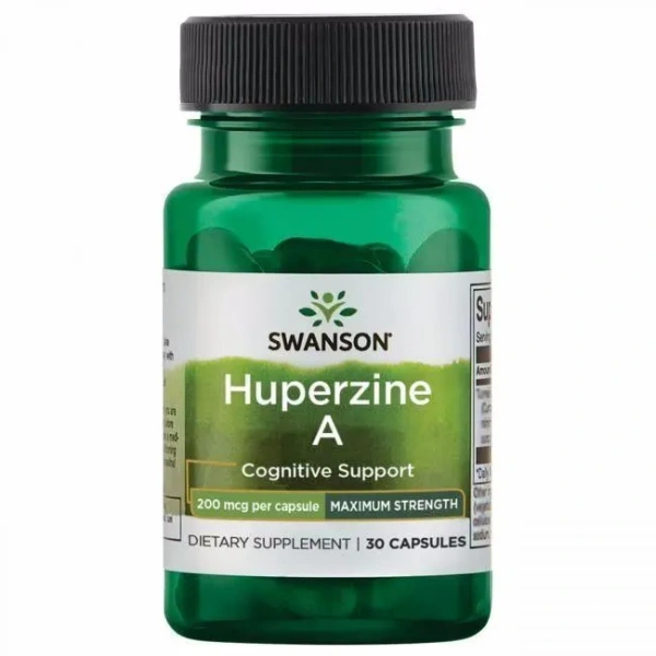 SWANSON Huperzine A (Hupercyna A), 200mcg - 30 kaps