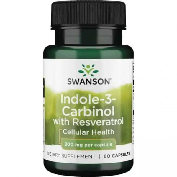 SWANSON Indole-3-Carbinol with Resveratrol (Antioxidation) 60 Capsules