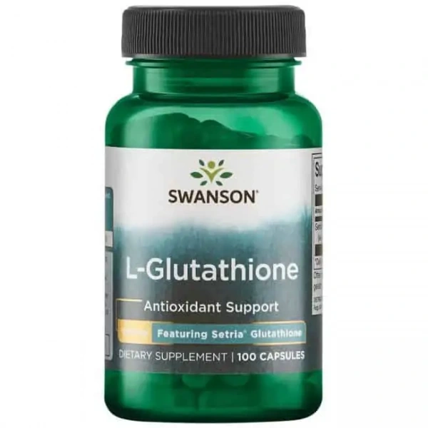 SWANSON L-Glutathione (L-Glutation, Antyoksydacja) 100 Kapsułek