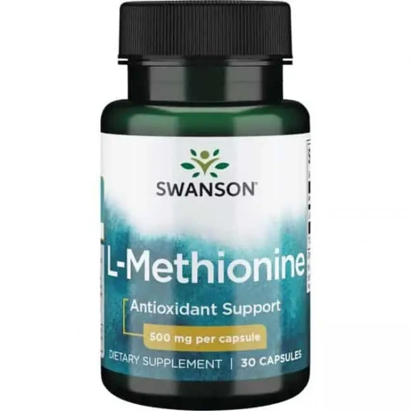SWANSON L-Methionine (L-Metionina, Wsparcie wątroby) 30 Kapsułek