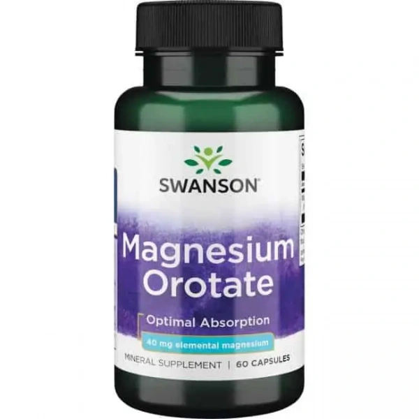 SWANSON Magnesium Orotate 60 Capsules