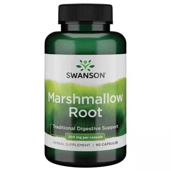 SWANSON Marshmallow Root (Układ pokarmowy i oddechowy) 90 Kapsułek