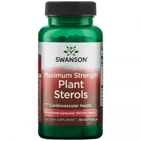 SWANSON Maximum Strength Plant Sterols CardioAid (Układ krążenia) 60 Kapsułek