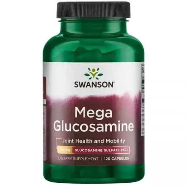 SWANSON Mega Glucosamine (Odbudowa chrząstki i tkanek łącznych) 120 Kapsułek