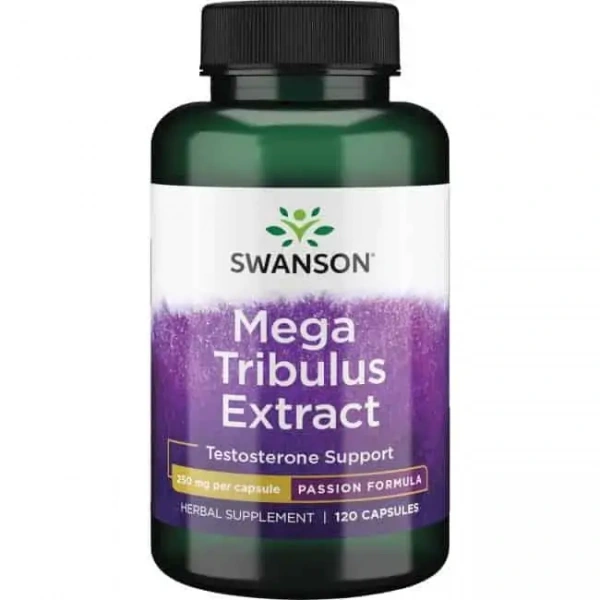 SWANSON Mega Tribulus Extract (Testosteron) 120 Kapsułek